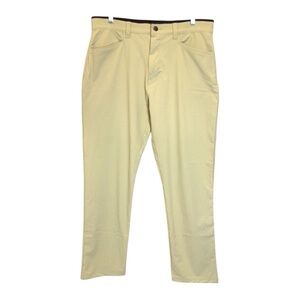 Burnside Men’s Golf Pants Light Khaki Stretch UV Performance NWT 34 or 38